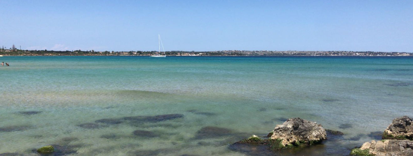 Vista mare Arenella a Siracusa