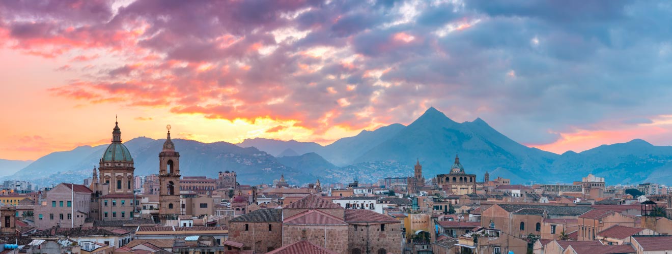 Palermo al tramonto