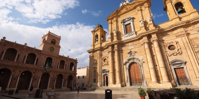 La piazza della Repubblica, Marsala